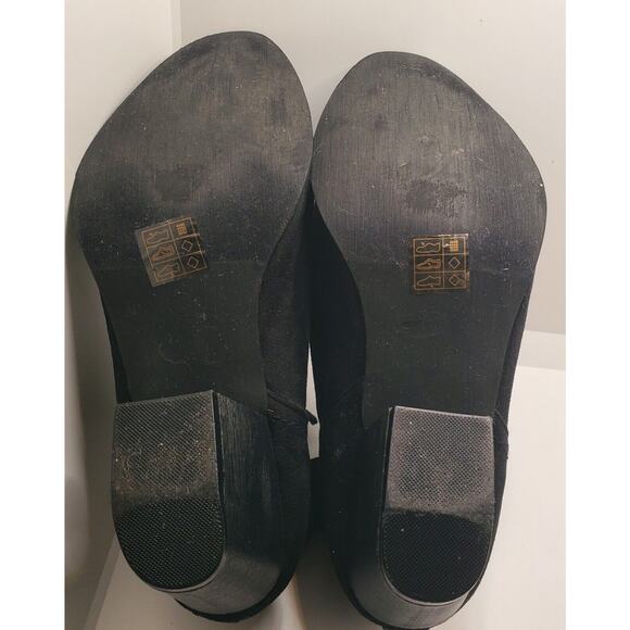 J. Adams Tess Women’s Black Ankle Boots Size 10 Small Scuff On Toe - Picture 5 of 10